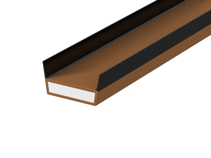 Lorient 2100 x 15 x 4mm Intumescent fire & smoke strip