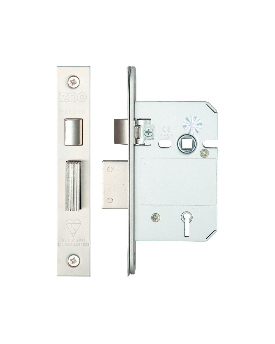 5 Lever British Standard mortice sash lock